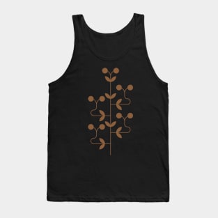 Geometric minimalist nature leaves #2 Tank Top